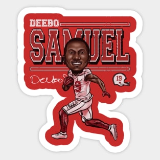 Deebo Samuel San Francisco Cartoon Sticker